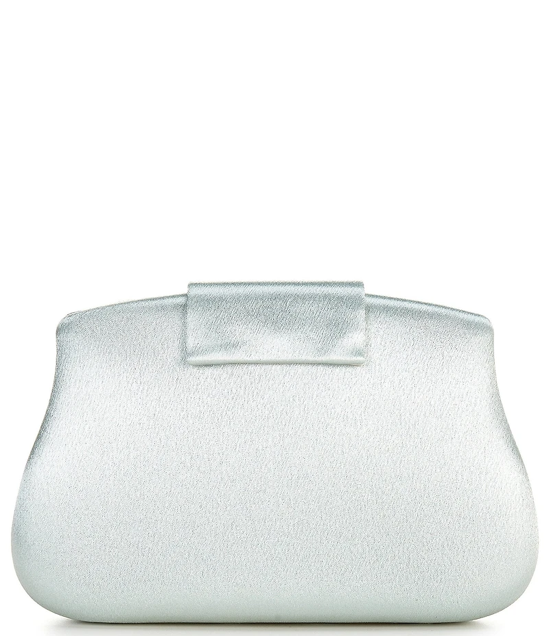 Antonio Melani Jackie Satin Stone Minaudiere Clutch Bag