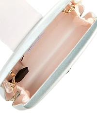 Antonio Melani Jackie Satin Stone Minaudiere Clutch Bag