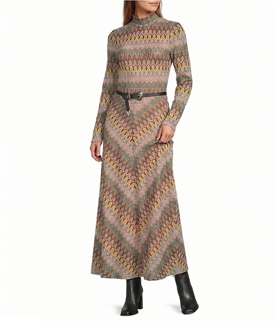 Antonio Melani Jade Turtleneck Long Sleeve Dress