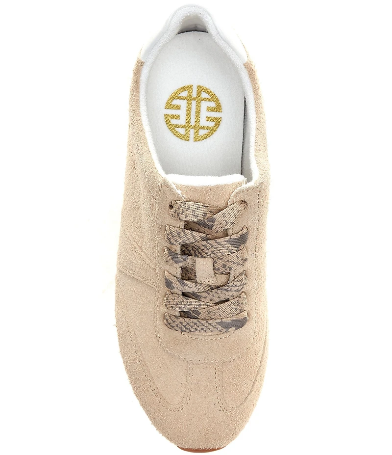 Antonio Melani Jase Suede Lace Up Sneakers