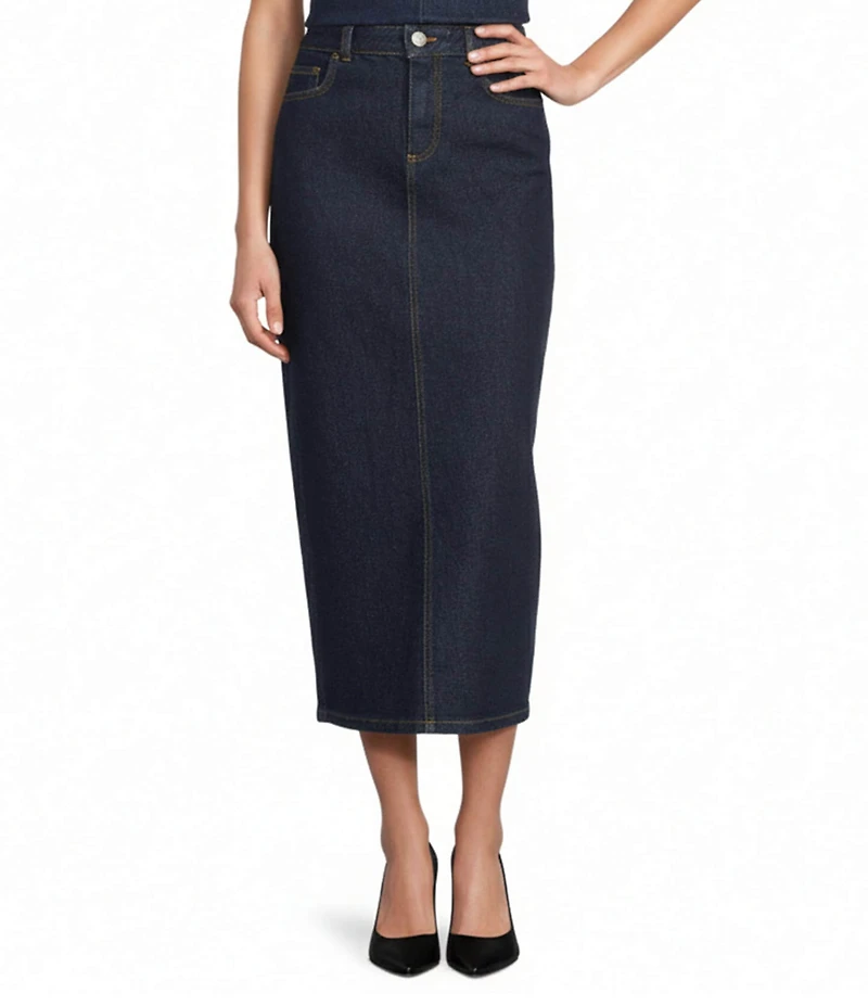 Antonio Melani Jessica Coordinating Denim Pencil Midi Skirt