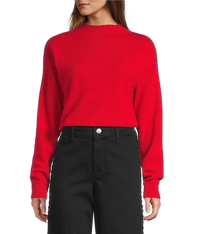 Antonio Melani Jessica Mock Neck Cashmere Sweater