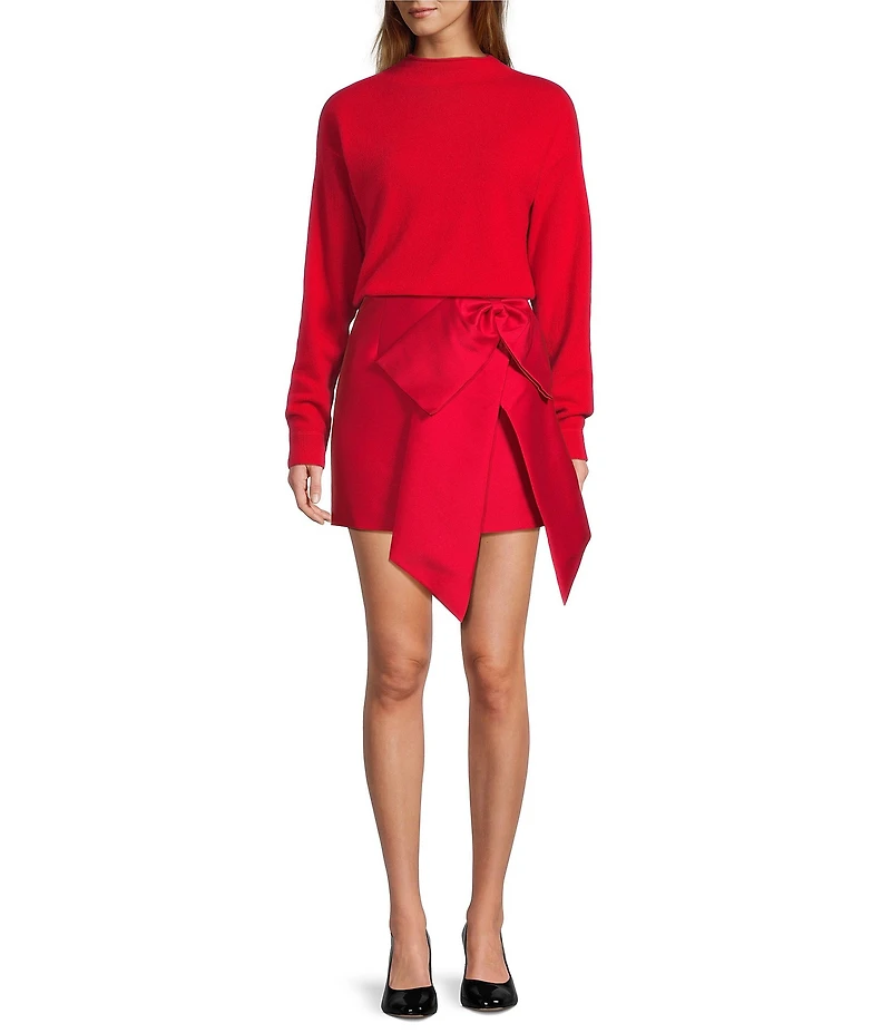 Antonio Melani Jessica Mock Neck Cashmere Sweater