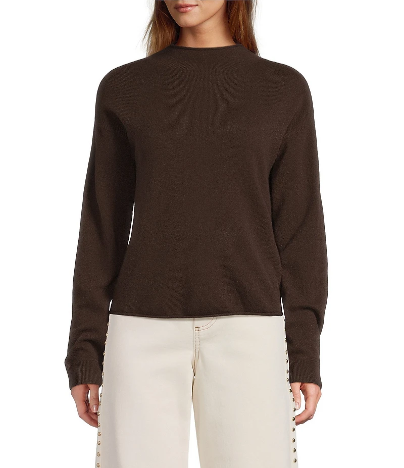 Antonio Melani Jessica Mock Neck Cashmere Sweater