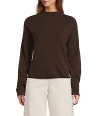 Antonio Melani Jessica Mock Neck Cashmere Sweater