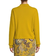 Antonio Melani Jessica Mock Neck Cashmere Sweater