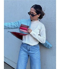 Antonio Melani Jessica Mock Neck Cashmere Sweater