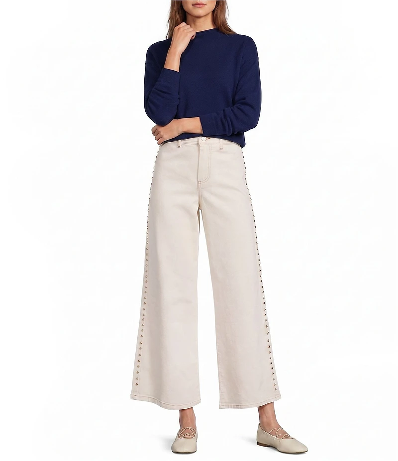 Antonio Melani Jessica Mock Neck Cashmere Sweater