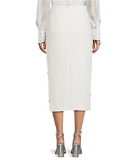 Antonio Melani Jewel Embellished Stretch Crepe Rylan Skirt