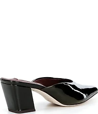 Antonio Melani Jo Glossy Box Leather Dress Mules