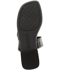 Antonio Melani Jolie Leather Toe Loop Flat Sandals