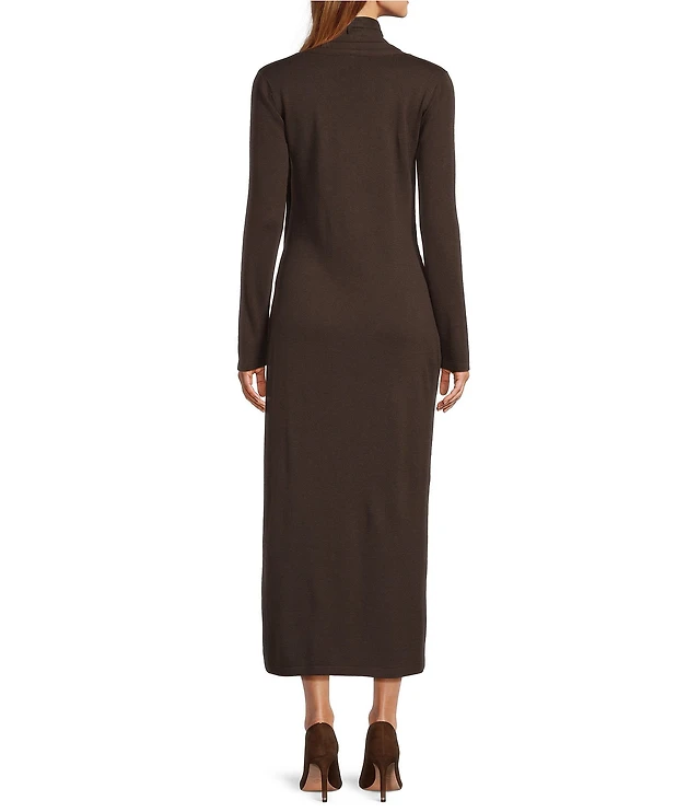 Antonio Melani Asher Satin Crew Neck Long Sleeve Maxi Dress at Hamilton  Place in Chattanooga, TN