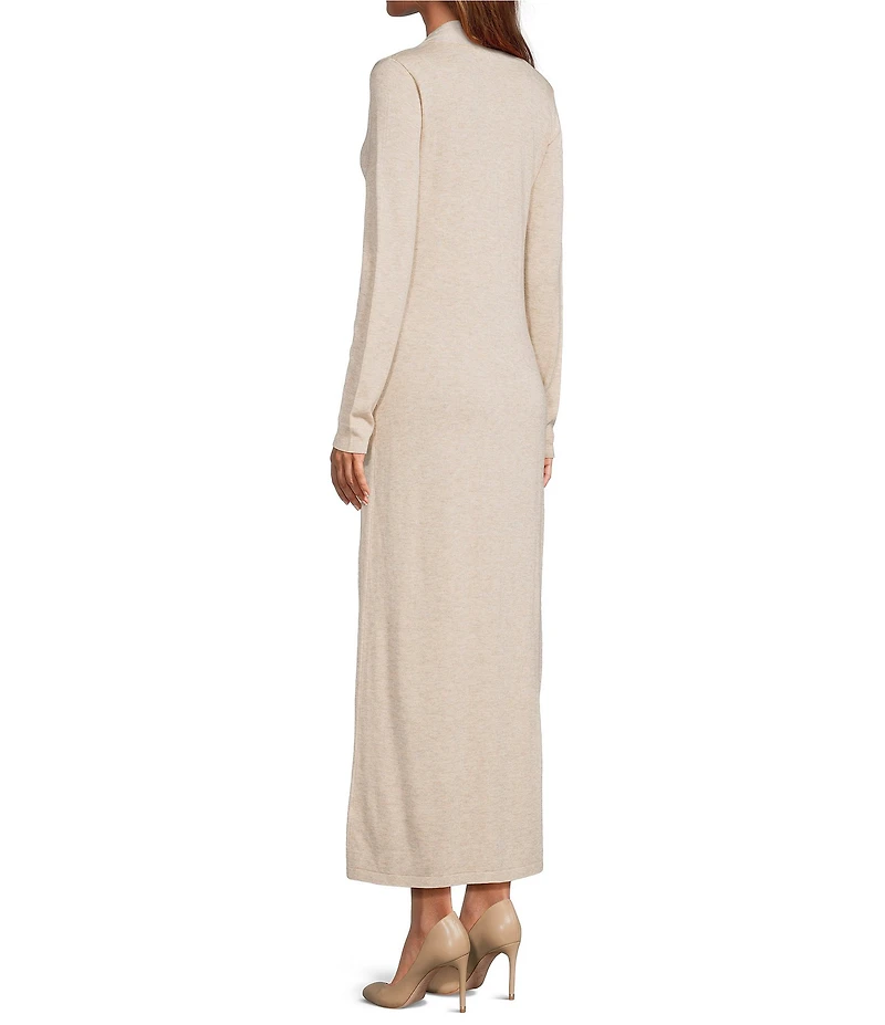 Antonio Melani Joselyn V-Neck Long Sleeve Scarf Maxi Dress
