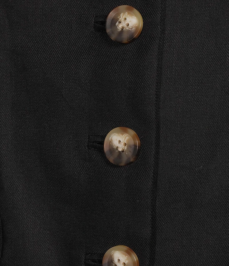 Antonio Melani Josie V-Neck Sleeveless Button Front Vest