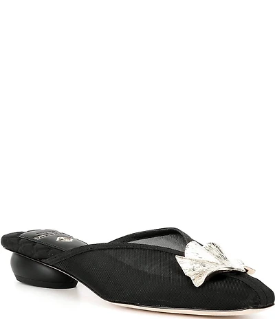 Antonio Melani Joy Mesh Ornamented Dress Mules