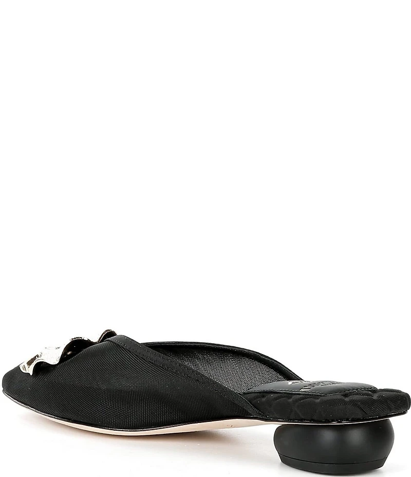 Antonio Melani Joy Mesh Ornamented Dress Mules