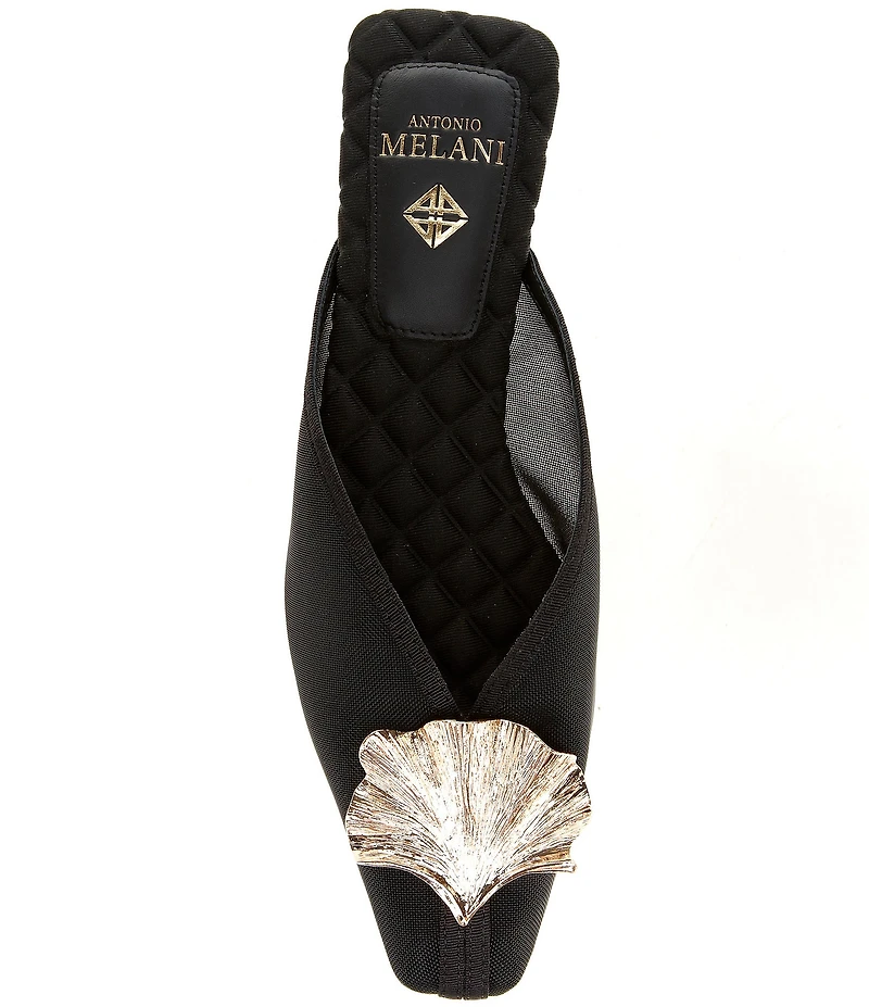 Antonio Melani Joy Mesh Ornamented Dress Mules