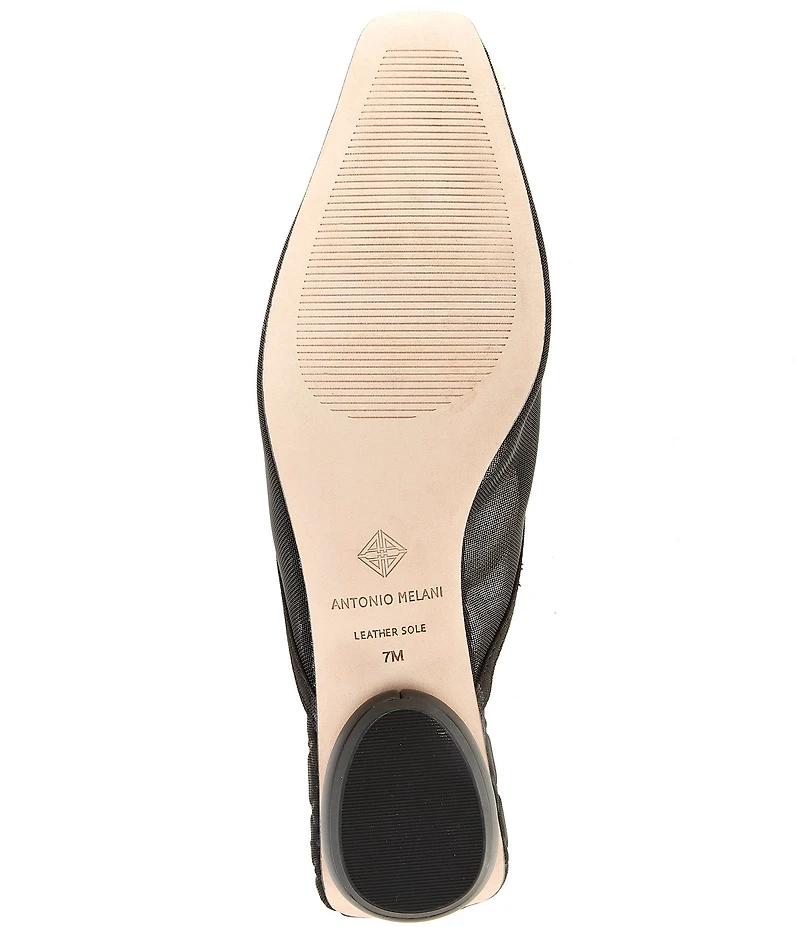 Antonio Melani Joy Mesh Ornamented Dress Mules