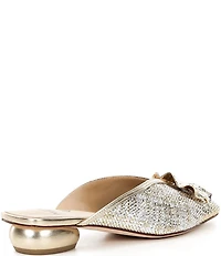 Antonio Melani Joy Woven Tinsel Ornamented Dress Mules