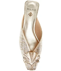 Antonio Melani Joy Woven Tinsel Ornamented Dress Mules