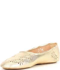 Antonio Melani Julian Leather Perforated Flats