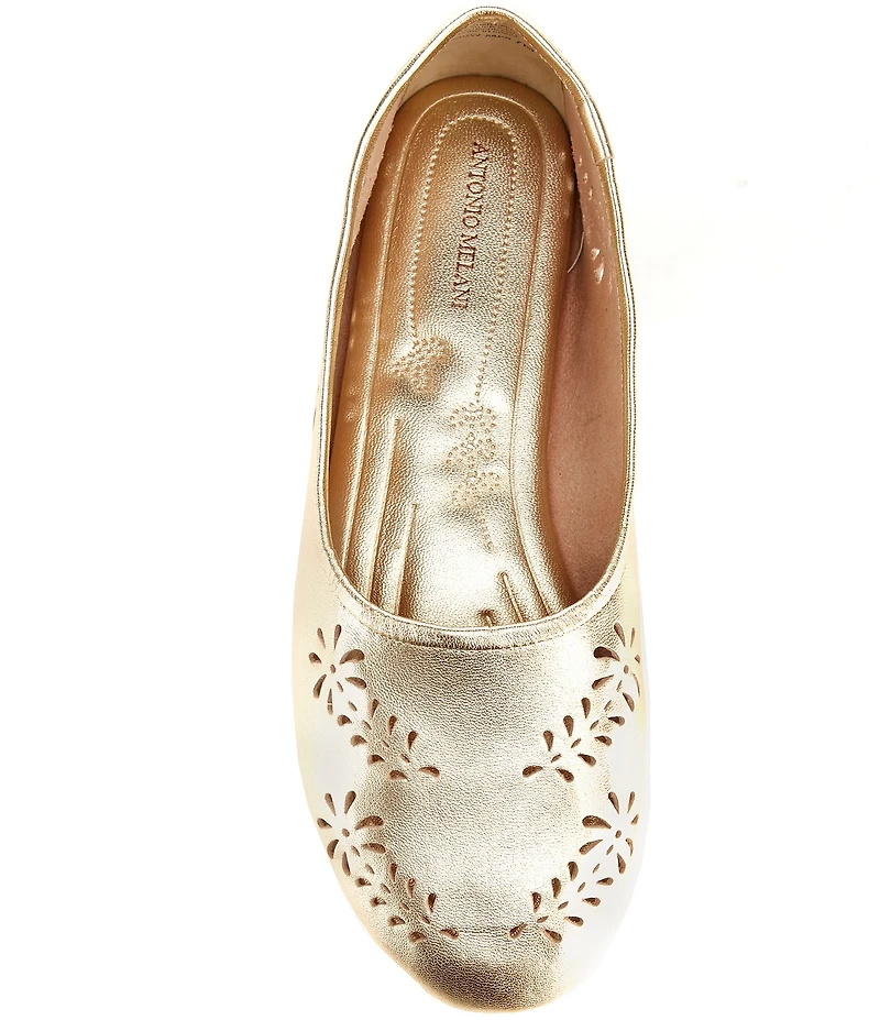 Antonio Melani Julian Leather Perforated Flats