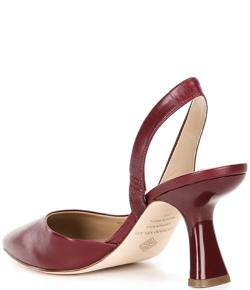 Antonio Melani Kacy Slingback Leather Pumps