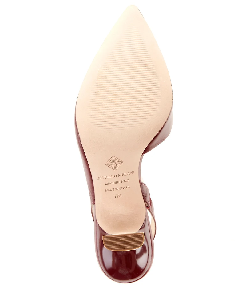 Antonio Melani Kacy Slingback Leather Pumps