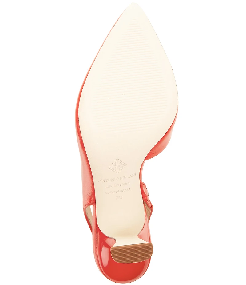 Antonio Melani Kacy Patent Leather Slingback Pumps