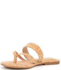 Antonio Melani Kade Cork Thong Flat Sandals