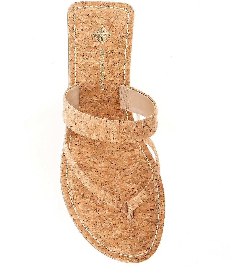 Antonio Melani Kade Cork Thong Flat Sandals