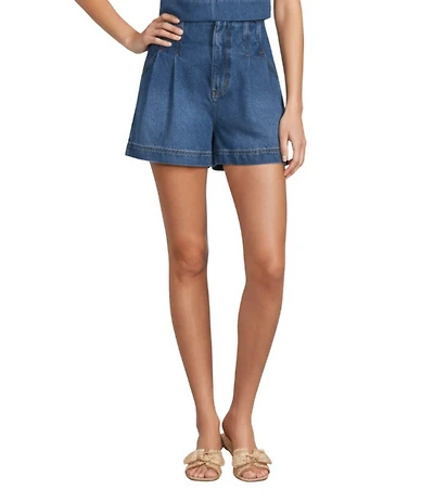 Antonio Melani Kaelie Mid Rise Coordinating Denim Shorts