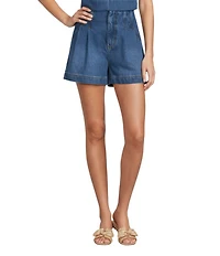 Antonio Melani Kaelie Mid Rise Coordinating Denim Shorts
