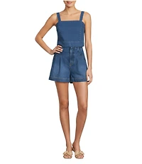 Antonio Melani Kaelie Mid Rise Coordinating Denim Shorts