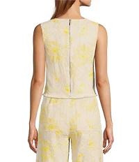 Antonio Melani Coordinating Kai Floral Soutache Sleeveless Blouse
