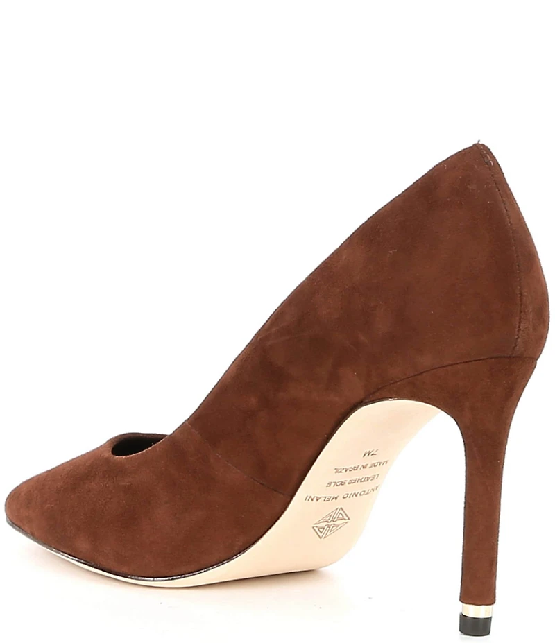 Antonio Melani Kara Kid Suede Leather Classic Pointed Toe Pumps