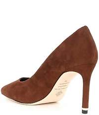 Antonio Melani Kara Kid Suede Leather Classic Pointed Toe Pumps