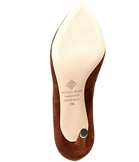 Antonio Melani Kara Kid Suede Leather Classic Pointed Toe Pumps