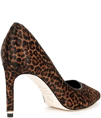 Antonio Melani Kara Leopard Haircalf Pointed Toe Pumps
