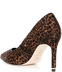 Antonio Melani Kara Leopard Haircalf Pointed Toe Pumps