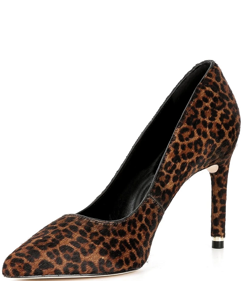 Antonio Melani Kara Leopard Haircalf Pointed Toe Pumps