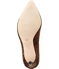 Antonio Melani Kara Leopard Haircalf Pointed Toe Pumps