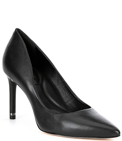 Antonio Melani Kara Leather Classic Pointed Toe Pumps