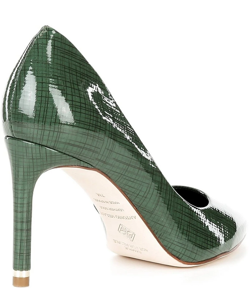 Antonio Melani Kara Printed Patent Leather Pointed Toe Pumps