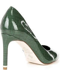 Antonio Melani Kara Printed Patent Leather Pointed Toe Pumps