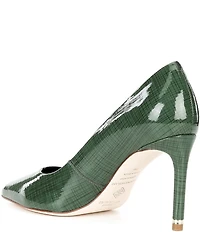 Antonio Melani Kara Printed Patent Leather Pointed Toe Pumps