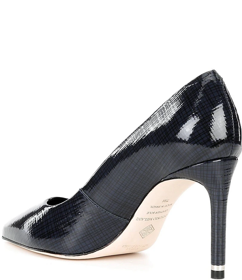 Antonio Melani Kara Printed Patent Leather Pointed Toe Pumps