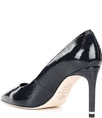 Antonio Melani Kara Printed Patent Leather Pointed Toe Pumps
