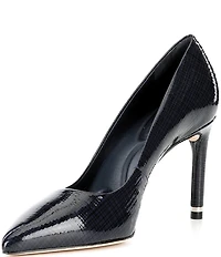 Antonio Melani Kara Printed Patent Leather Pointed Toe Pumps