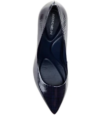 Antonio Melani Kara Printed Patent Leather Pointed Toe Pumps